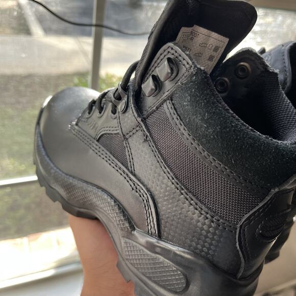 511 ATAC 6 Zip up UP Boot Womens Size 4 Black Tactical Leather Security Combat - Picture 9 of 13